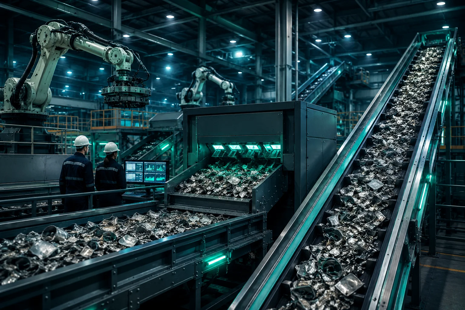 Automated scrap recovery and sorting system